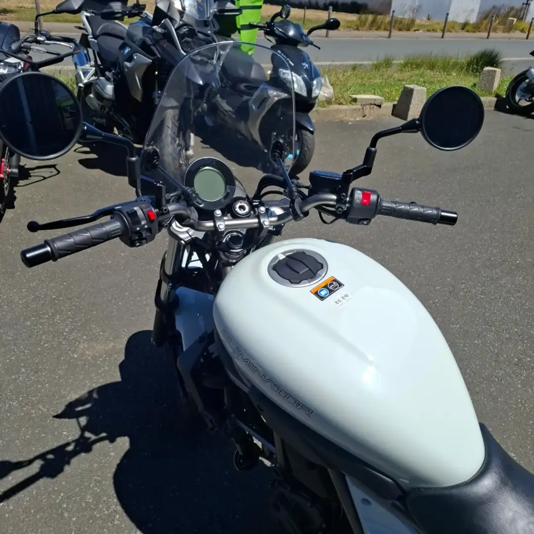 Kawasaki Eliminator 500 Blanc - 2
