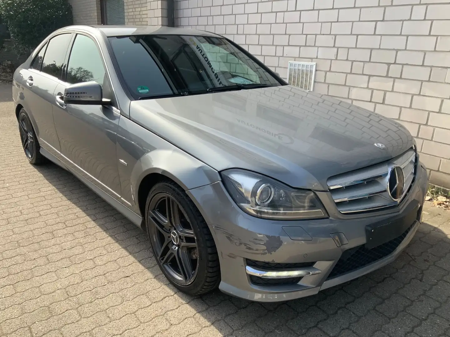 Mercedes-Benz C 220 CDI AMG-Line HarmanKardon/BiXe/Comand/DisT Silber - 1