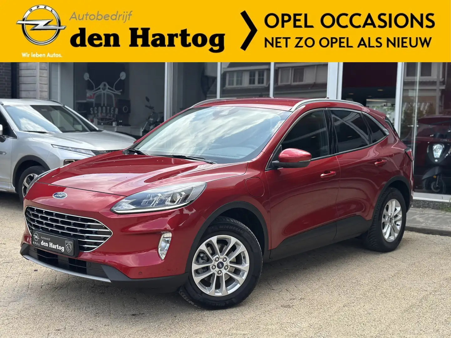 Ford Kuga 2.5 PHEV Titanium Hybride Stoel+stuur+voorruit ver Rouge - 1