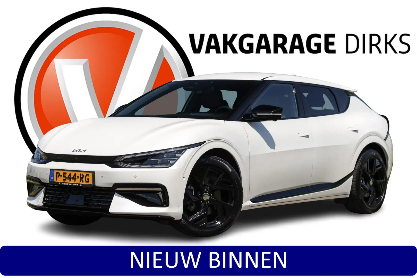Kia EV6 GT-Line 77.4 kWh ✅ Warmtepomp ✅ Meridian ✅ 360CAM Wit - 1