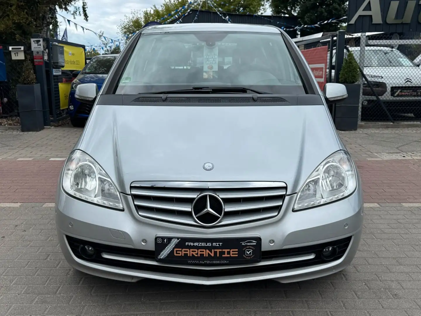 Mercedes-Benz A 160 A160 Automatik*Klima*Nav*Szhz*Temp*TÜV NEU* Argent - 2