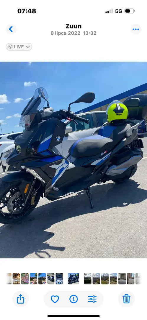 BMW C 400 X Bleu - 2