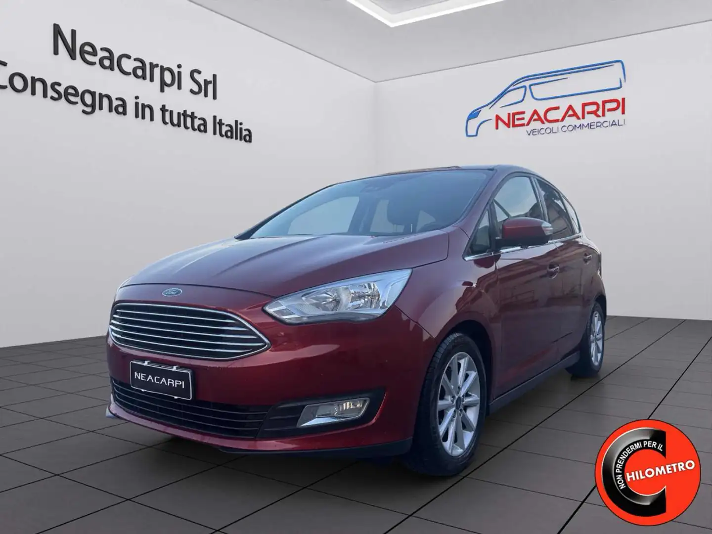 Ford C-Max 1.5 TDCi 120 CV TITANIUM-CRUISE-NAVI-RETROCAMERA- Rot - 1