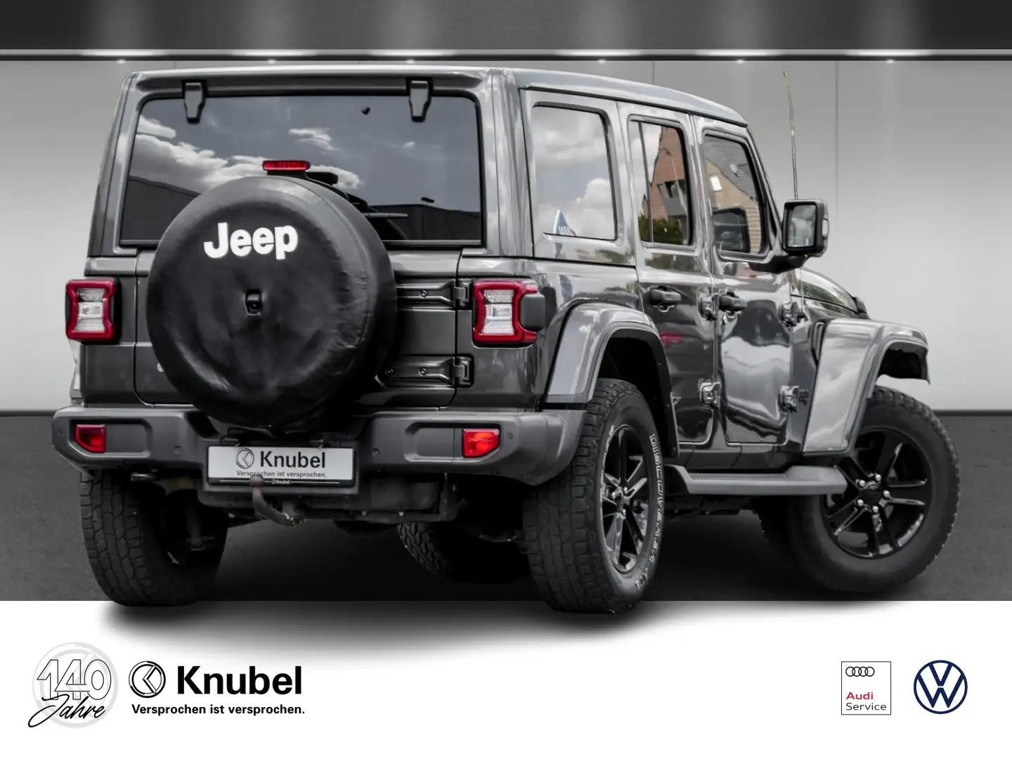 Jeep Wrangler Sahara Unlimited 2.2 CRDi LED Navi AHK Standhzg... Сірий - 2