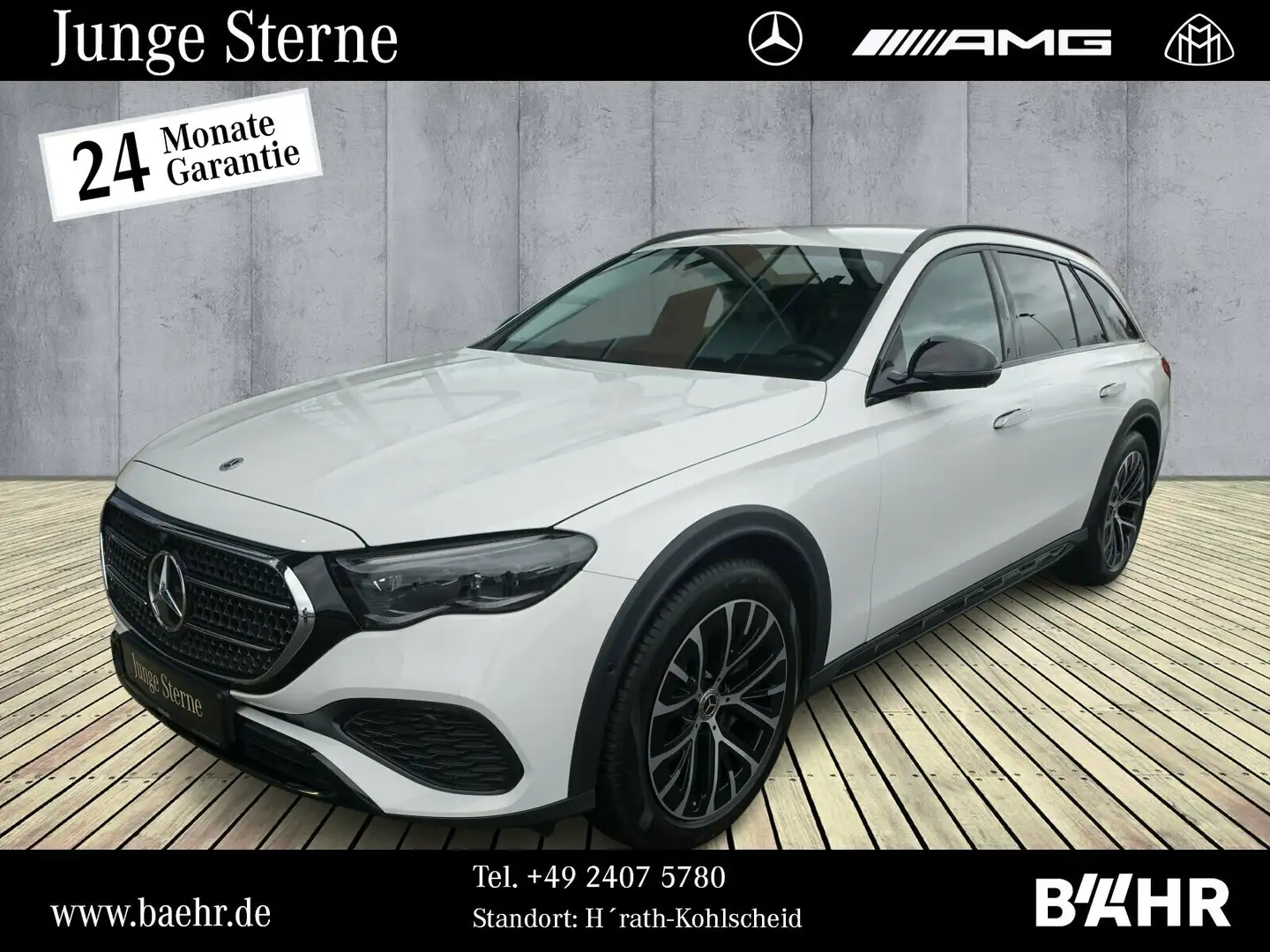 Mercedes-Benz E 450 E 450 d 4M T All-Terrain Leder/Airmatic/AHK/360° Blanc - 1