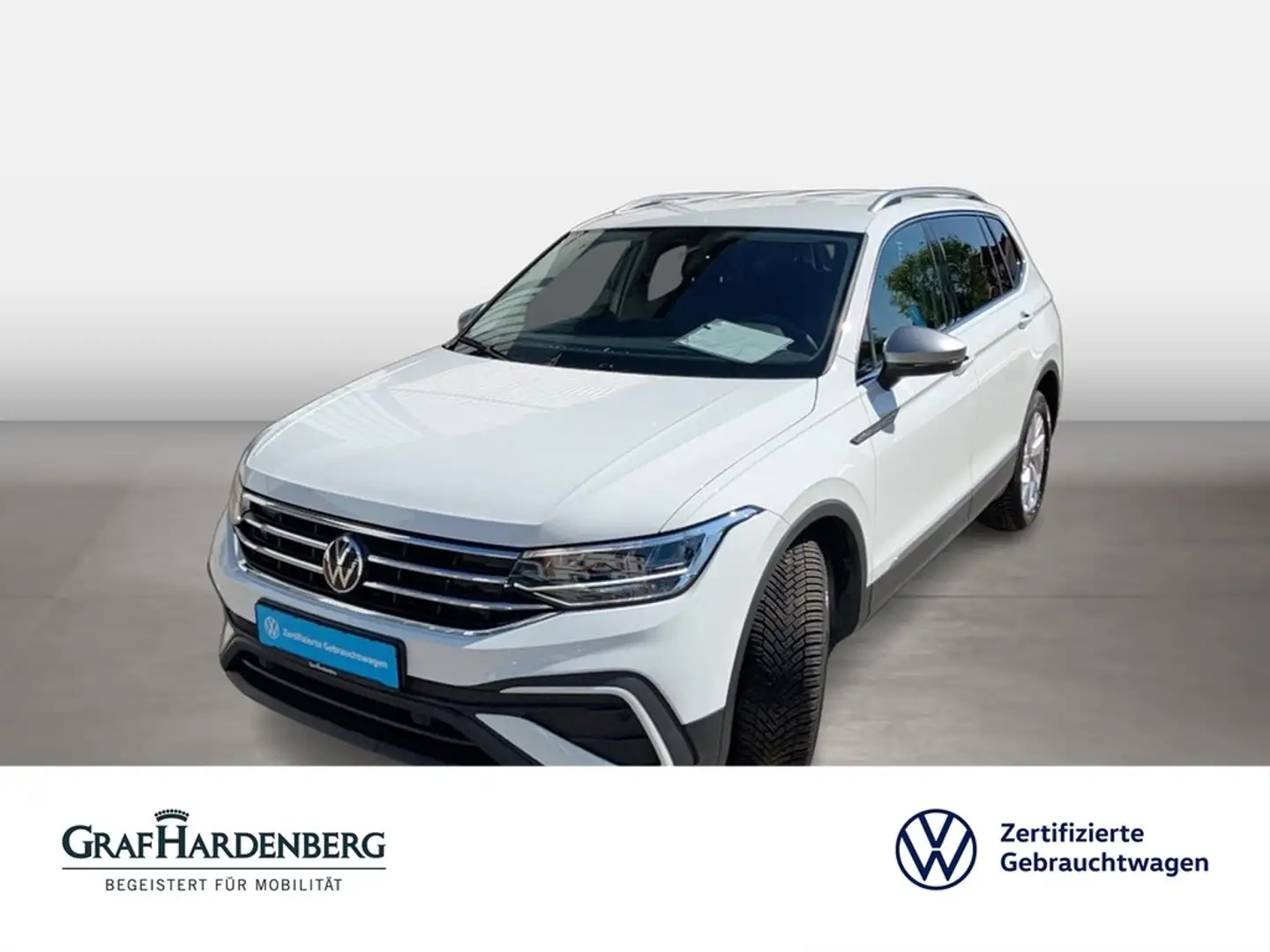 Volkswagen Tiguan Allspace Life 1.5 TSI DSG 7Sitze Navi AHK Weiß - 1