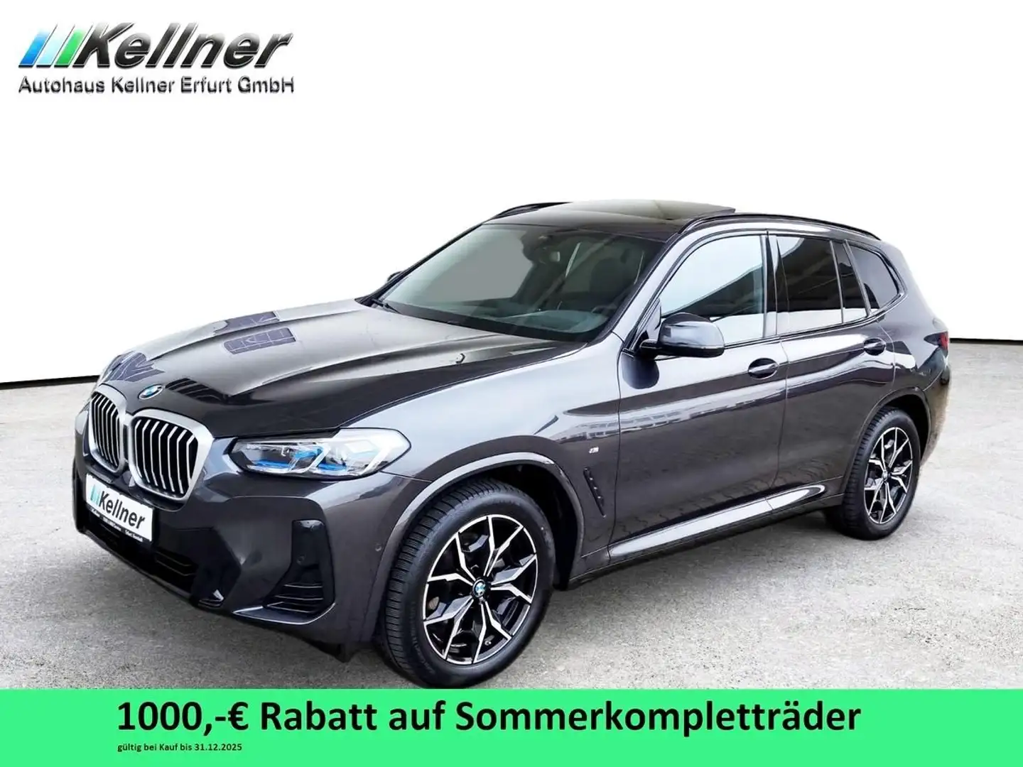BMW X3 xDr. 20d M-Sport AHK+Head-up+Standh+Pano+H&K Grau - 1