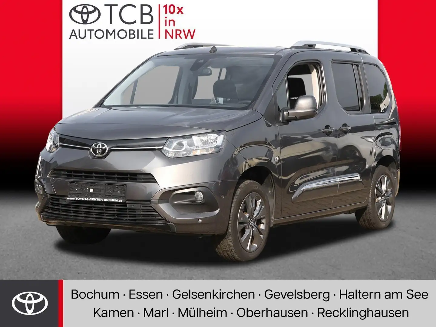 Toyota Proace City Verso 1.5 D-4D L1 Executive S/S NAVI Gris - 1
