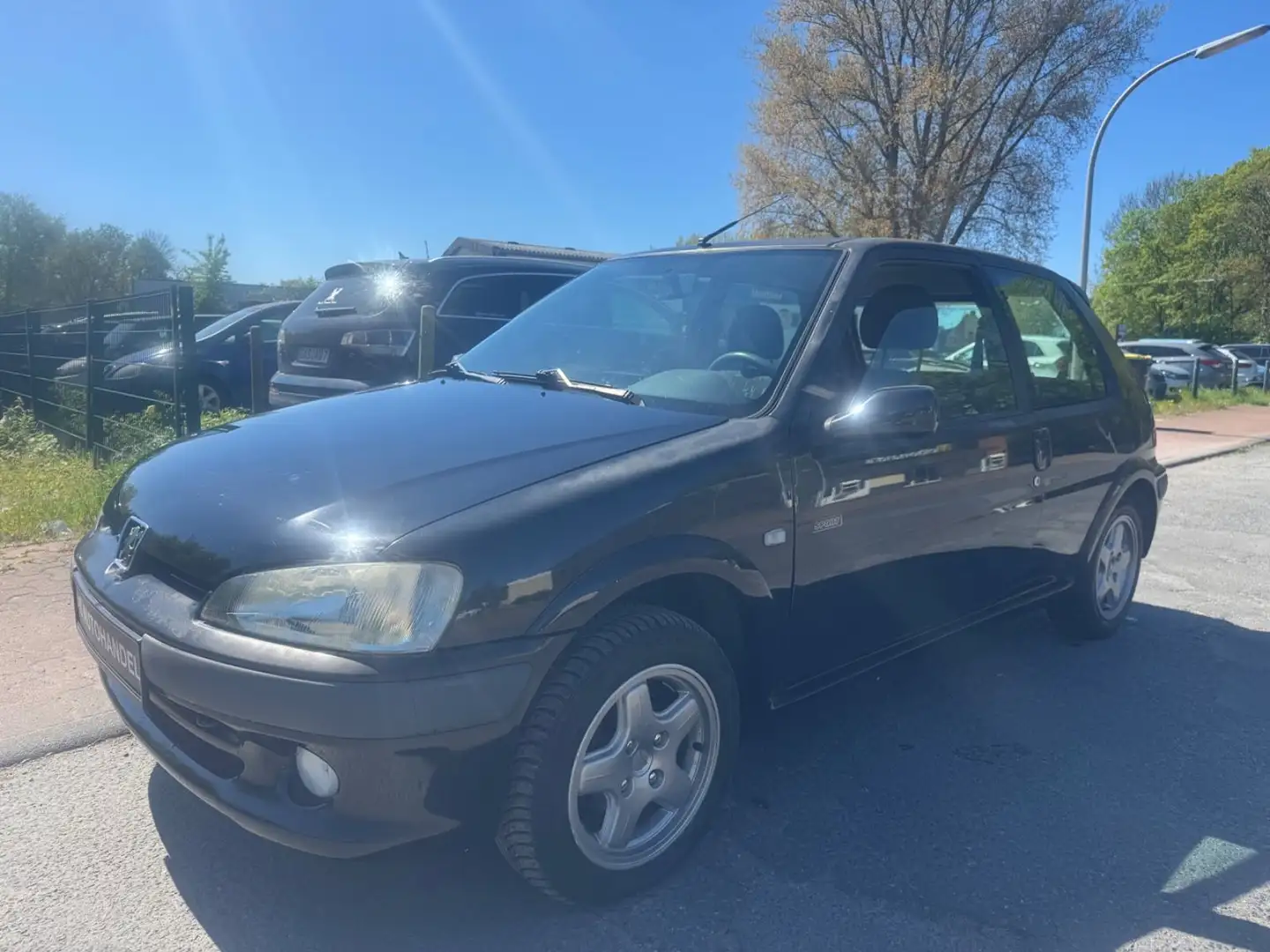 Peugeot 106 /1.HAND/SPORT/KLIMA/ALU/EFH/TÜV-SERVICE-NEU! Schwarz - 1