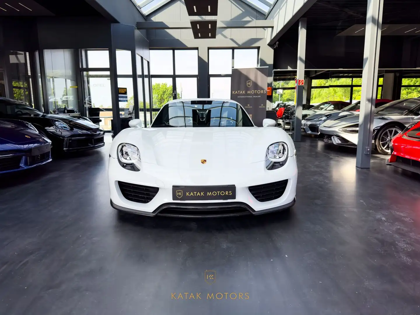 Porsche 918 SPYDER/CARBON/ Alb - 1