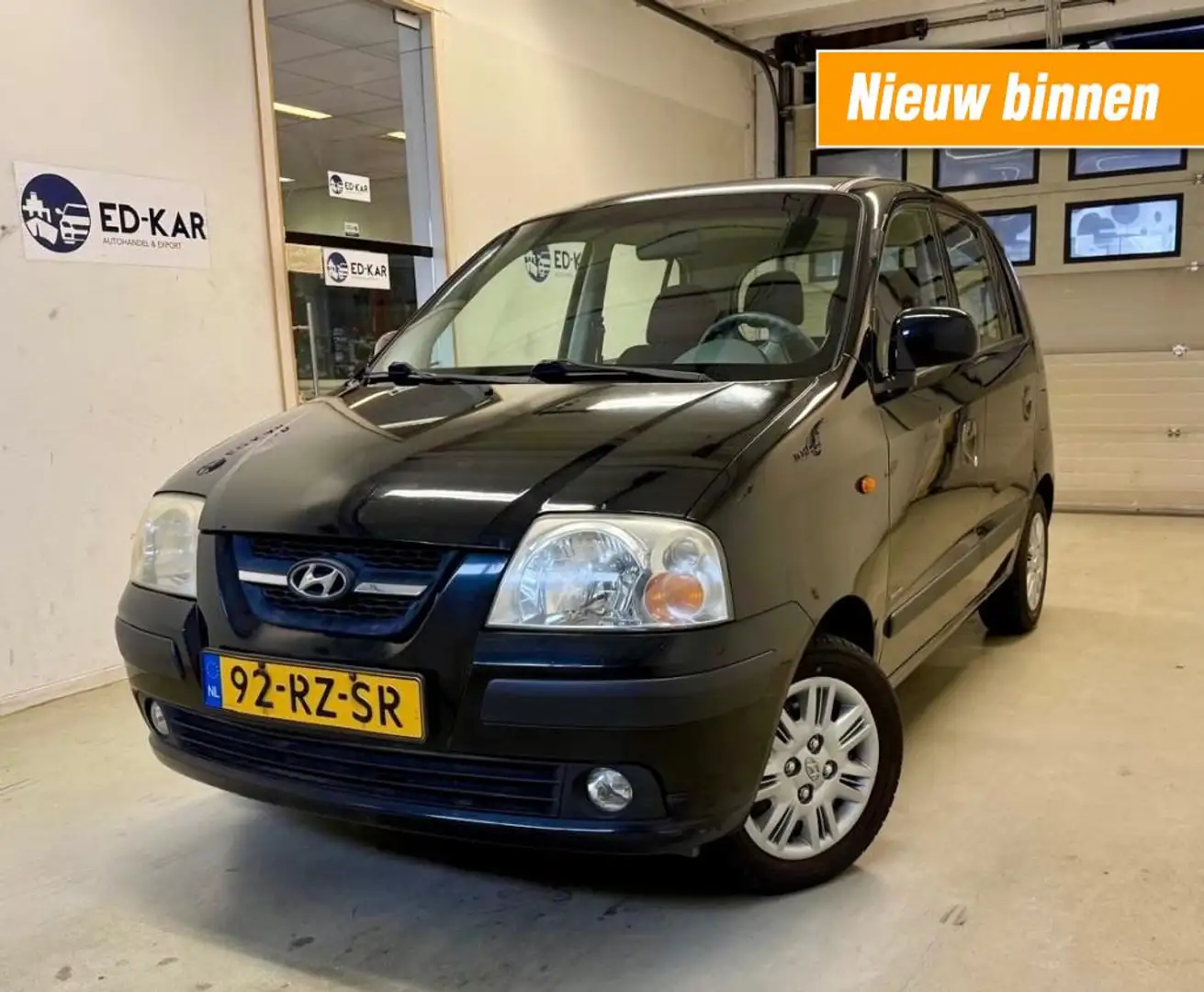 Hyundai Atos 1.1i Dynamic Prime AUT AIRCO RIJDT GOED NAP APK 10 Schwarz - 1