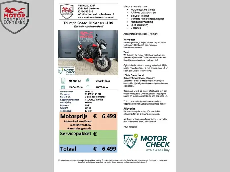 Triumph Speed Triple 1050 - foto 3