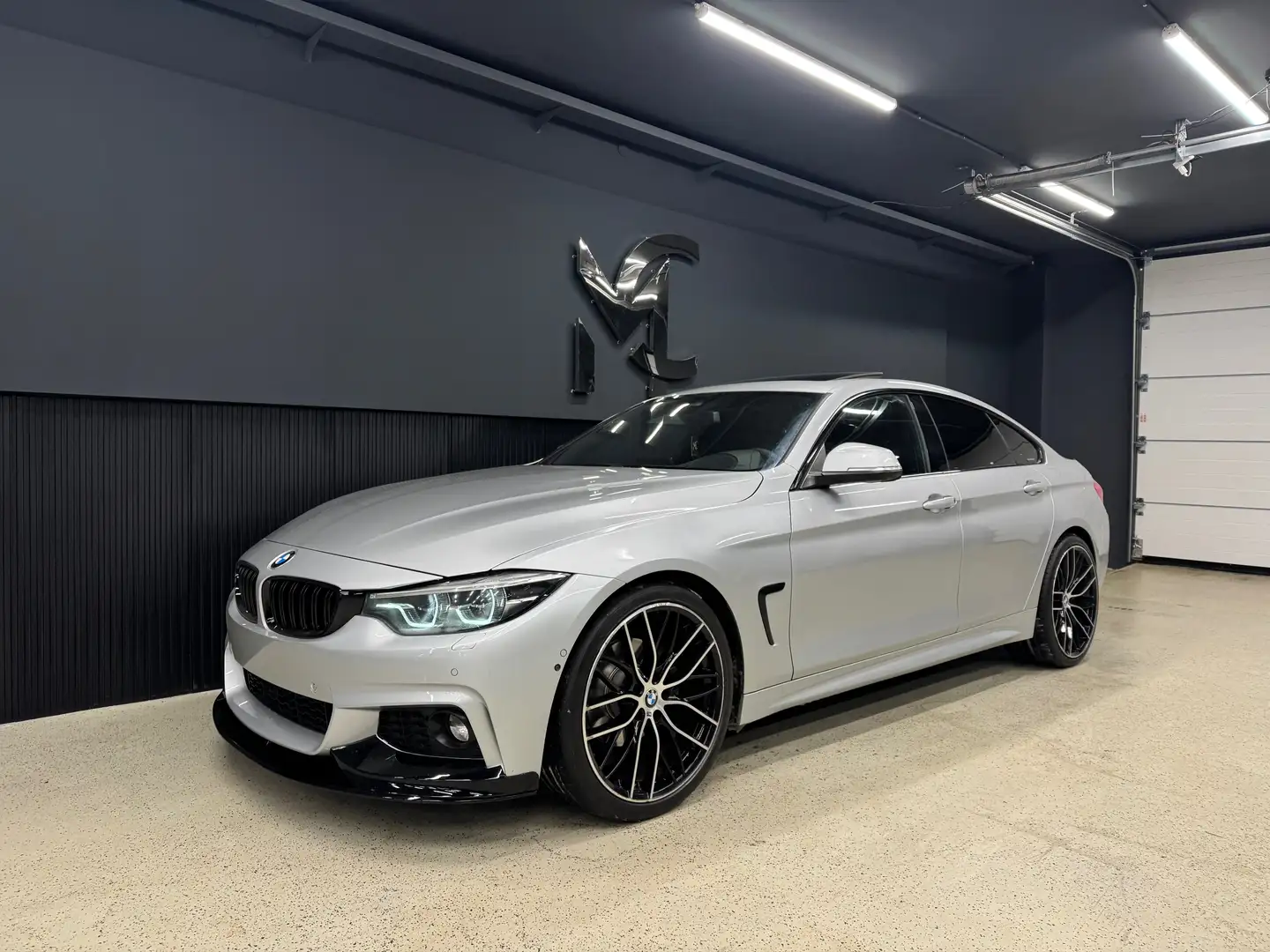 BMW 420 420d M-PERF.`SCHIEBE`LED`KAMERA`LEDER`MEMORY`HUD` Silber - 2