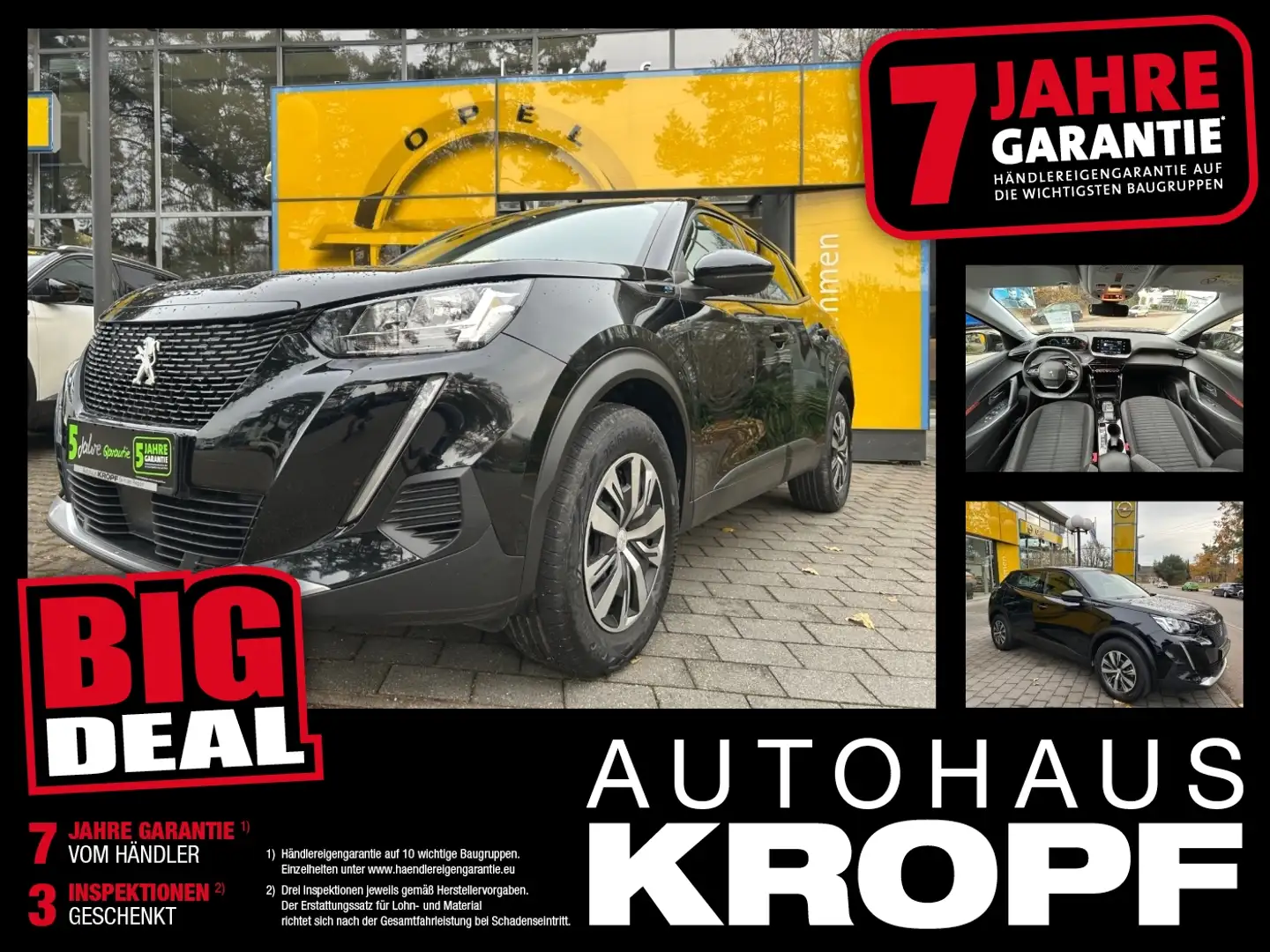 Peugeot 2008 (e) Active *8-FACH*Sitzheizung,Parkpilot, Schwarz - 1