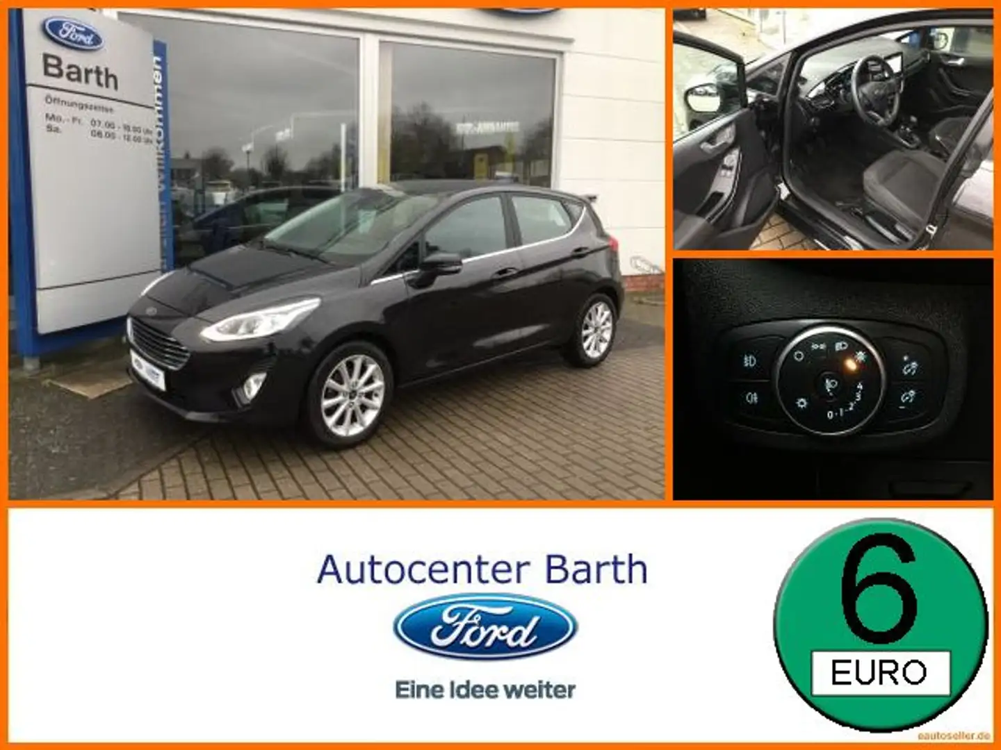 Ford Fiesta 1.0 EcoBoost S/STitanium ACC Winter-Paket Zwart - 1