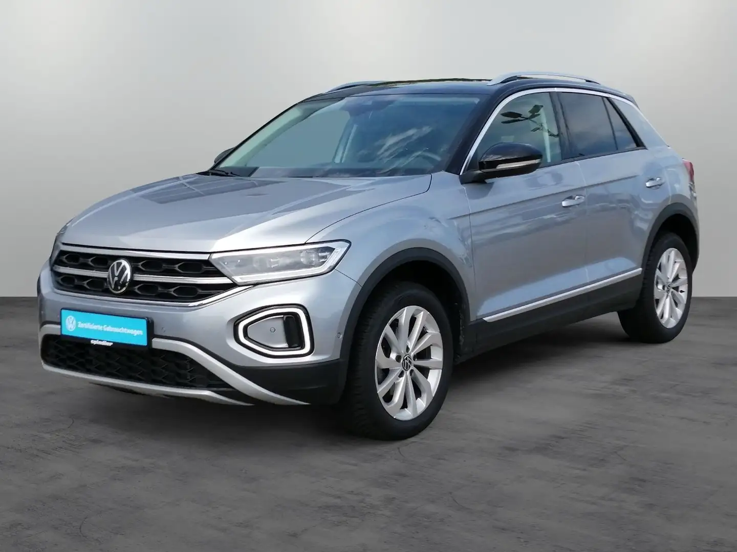Volkswagen T-Roc Style 1.5 TSI DSG / Navi, App, LED+, AHK Silber - 2