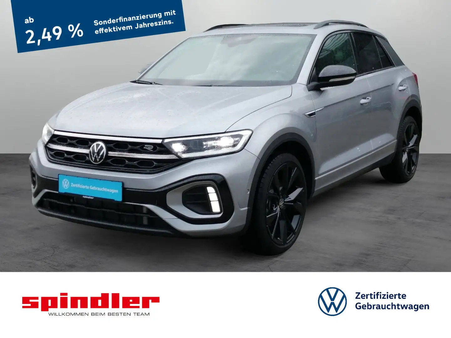 Volkswagen T-Roc R-Line 1.5 TSI DSG Pano LED ACC Leder Alu Silber - 1
