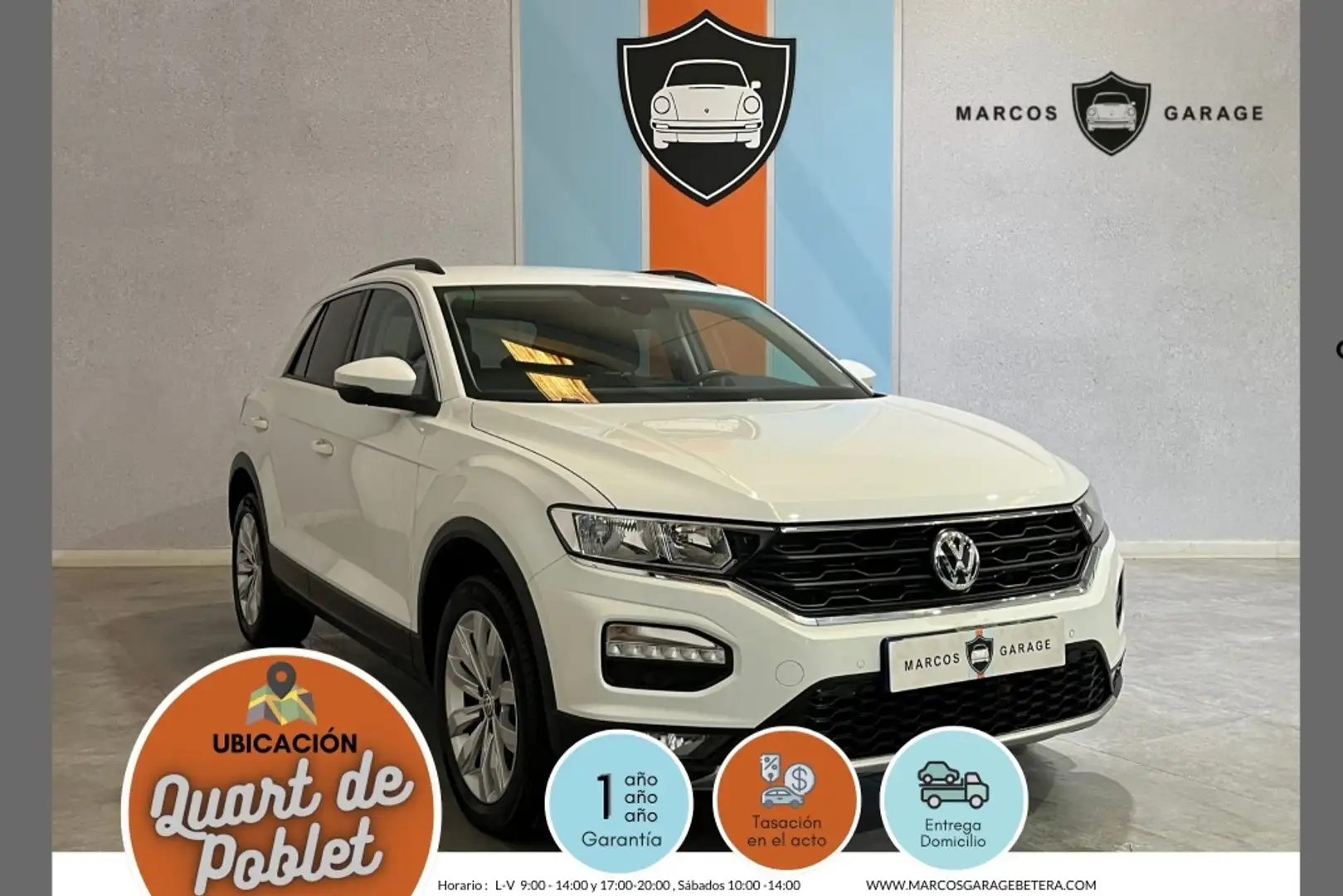 Volkswagen T-Roc 1.6TDI Advance Blanco - 1