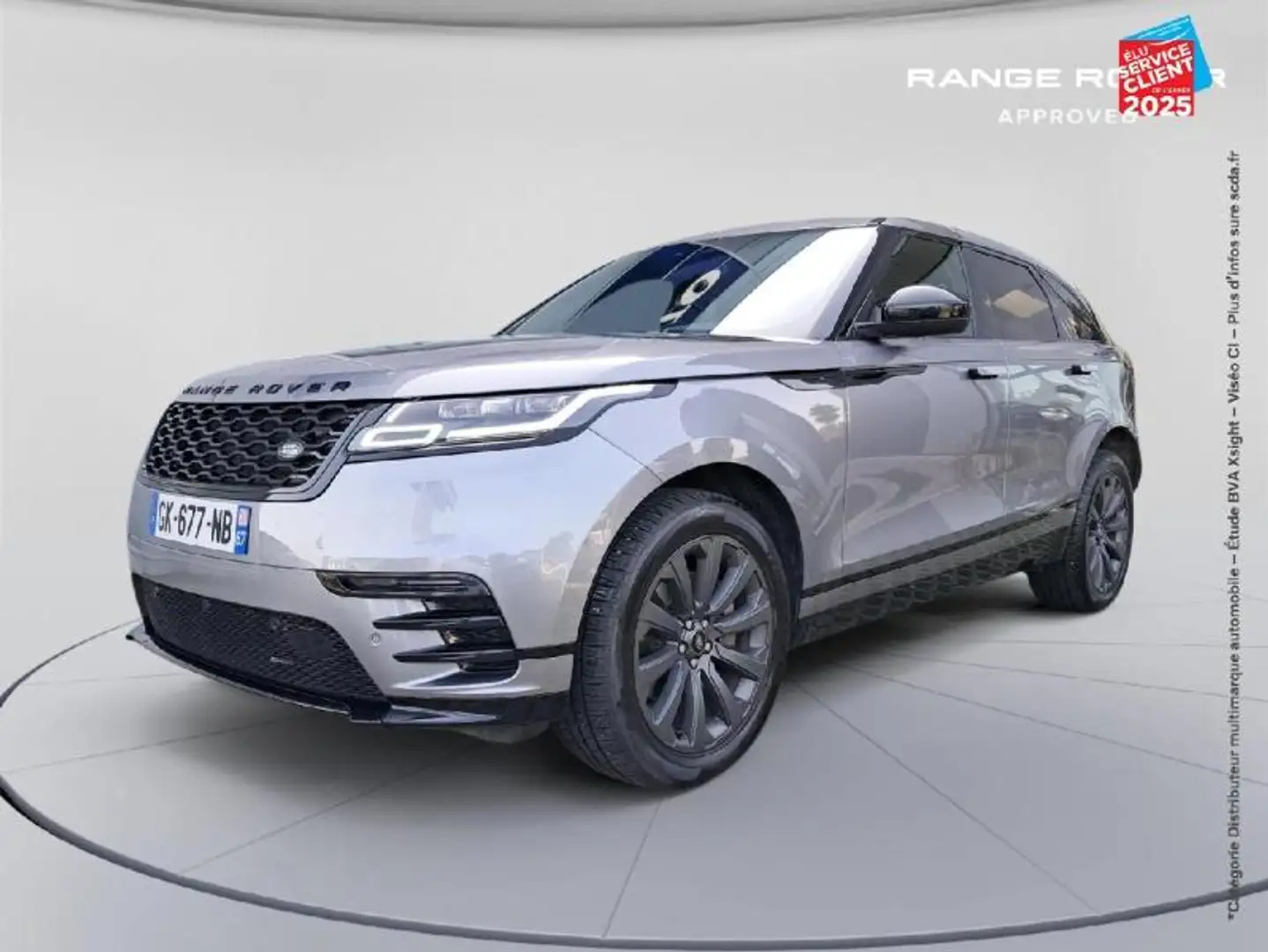 Land Rover Range Rover Velar 2.0 D200 204ch MHEV R-Dynamic SE AWD BVA GPS Camera Meridian Gris - 1