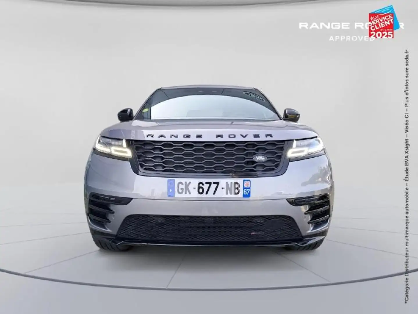 Land Rover Range Rover Velar 2.0 D200 204ch MHEV R-Dynamic SE AWD BVA GPS Camera Meridian Gris - 2