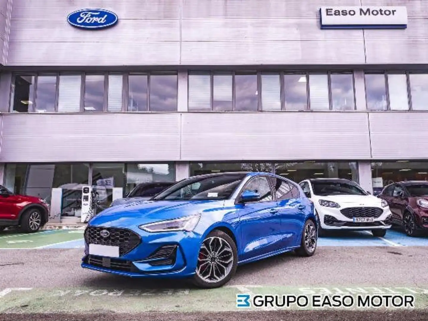Ford Focus 1.0 Ecoboost MHEV ST-Line X 125 Blauw - 2