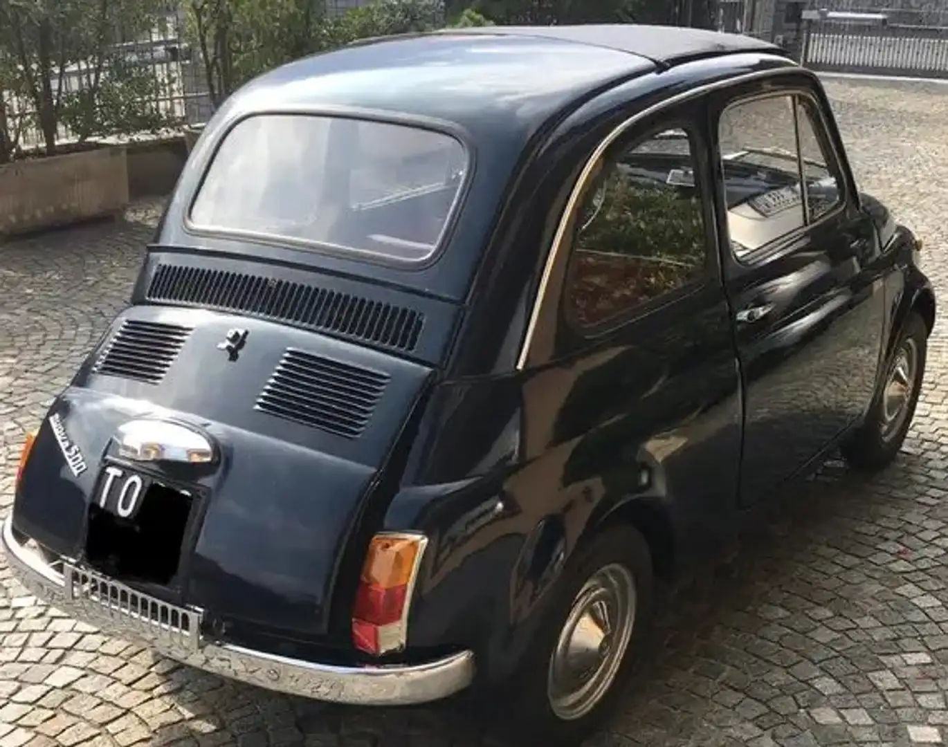 Fiat 500 Mit Schiebedach Bleu - 2