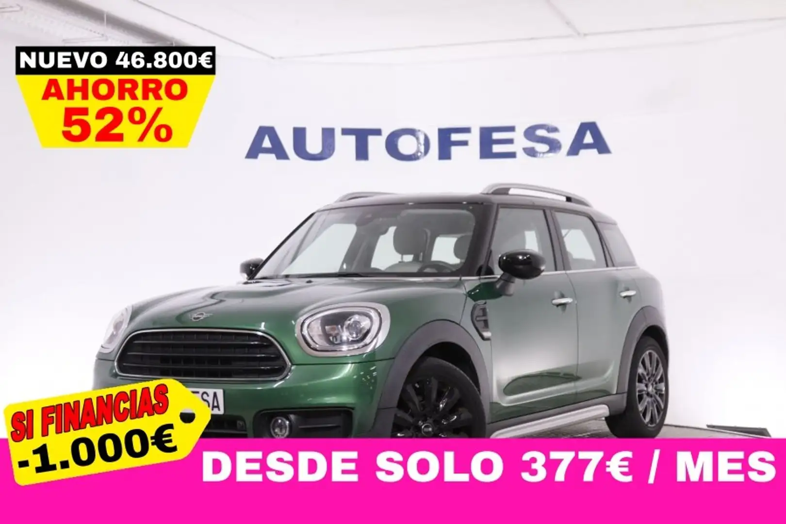 MINI Cooper D 2.0 AUTO 150CV 5P #IVA DEDUCIBLE, CUERO, PARKTRONI Vert - 1
