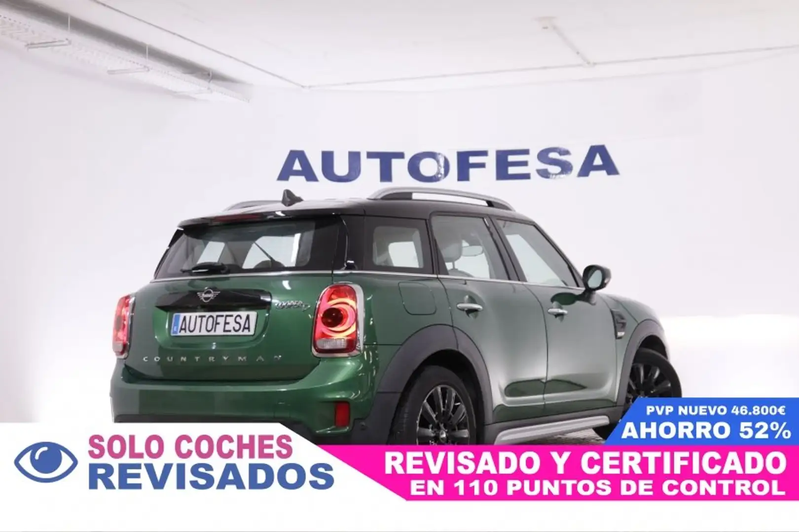 MINI Cooper D 2.0 AUTO 150CV 5P #IVA DEDUCIBLE, CUERO, PARKTRONI Vert - 2