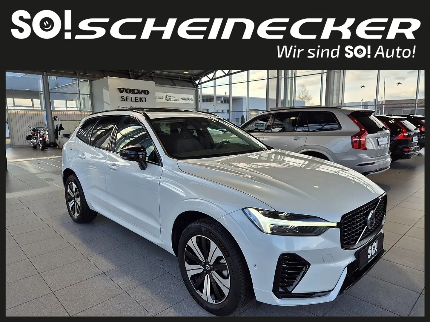 Volvo XC60 T6 AWD PHEV Plus Dark Aut. Blanc - 1