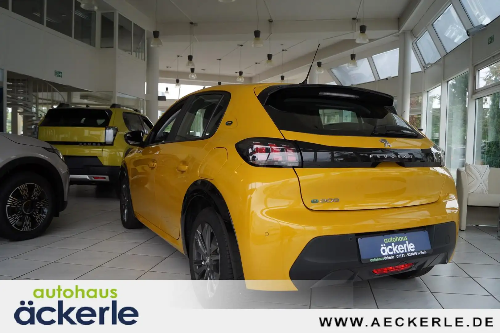 Peugeot e-208 Elektro I PDC I Navi I CarPlay/Android Auto Gelb - 2