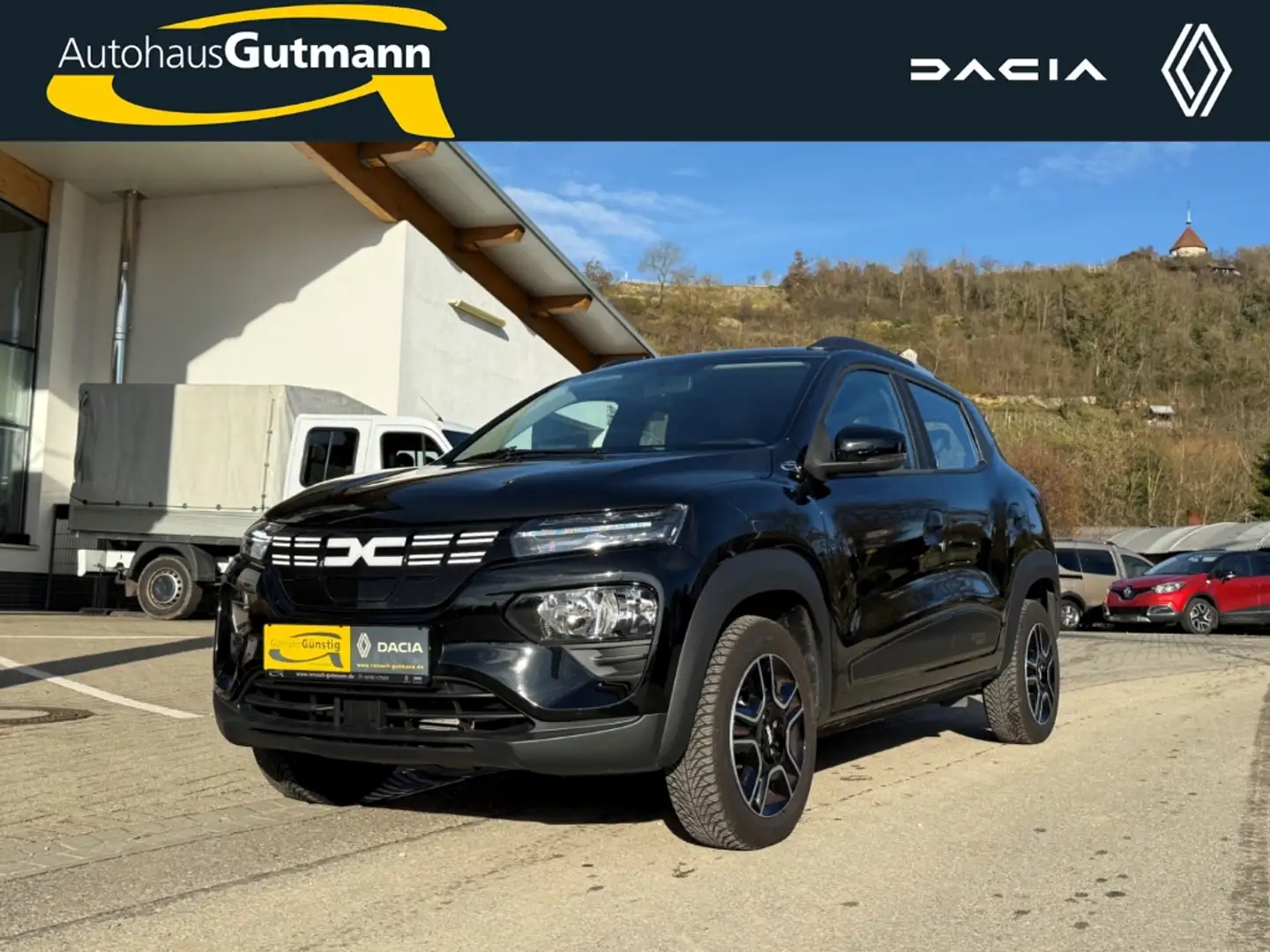 Dacia Spring Essential 45 Fahrerprofil Rückfahrkam. Notbremsass Schwarz - 1