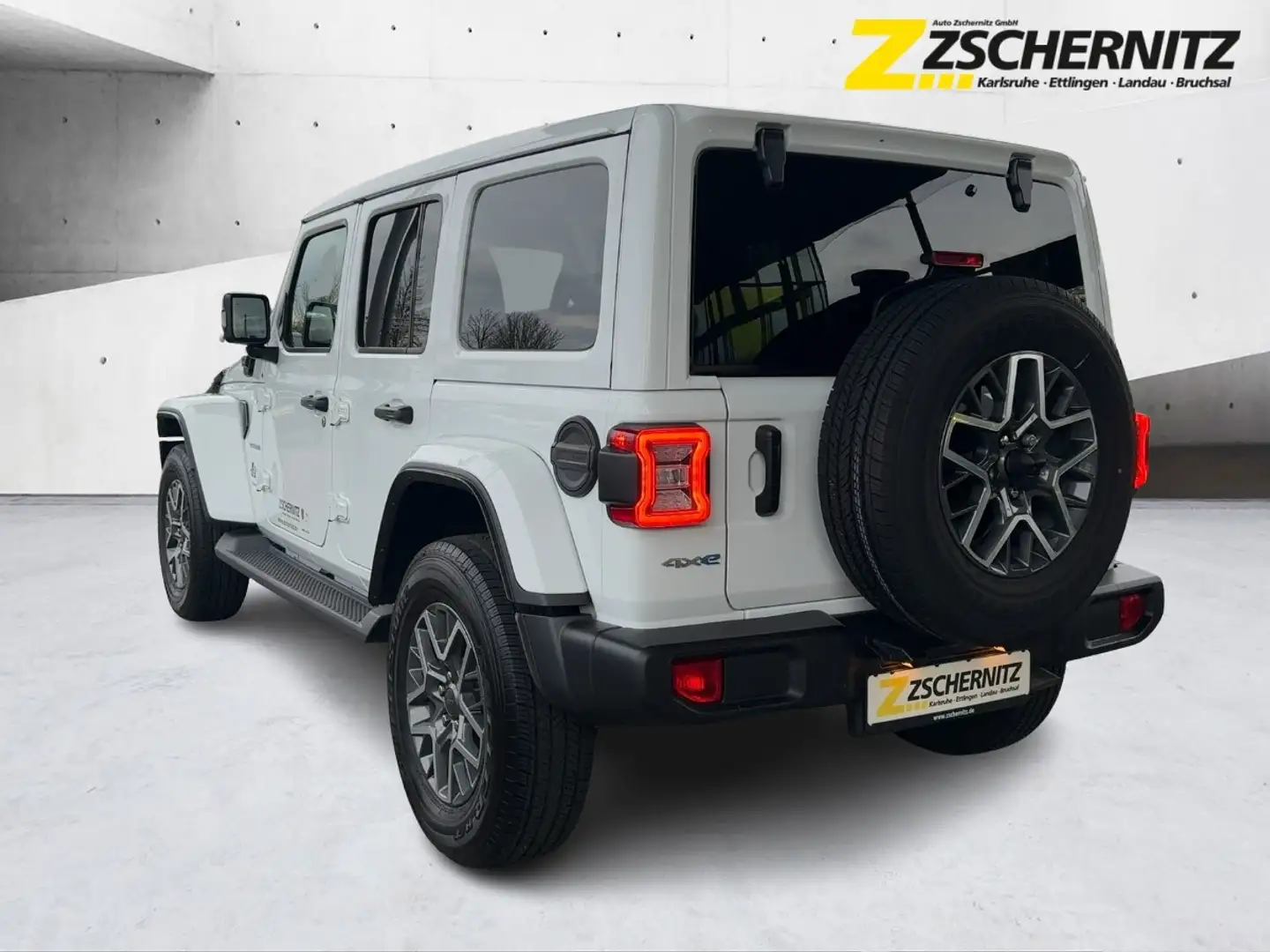 Jeep Wrangler 4xe SAHARA *NAVI*KAMERA*Sky One-Touch®* Weiß - 2