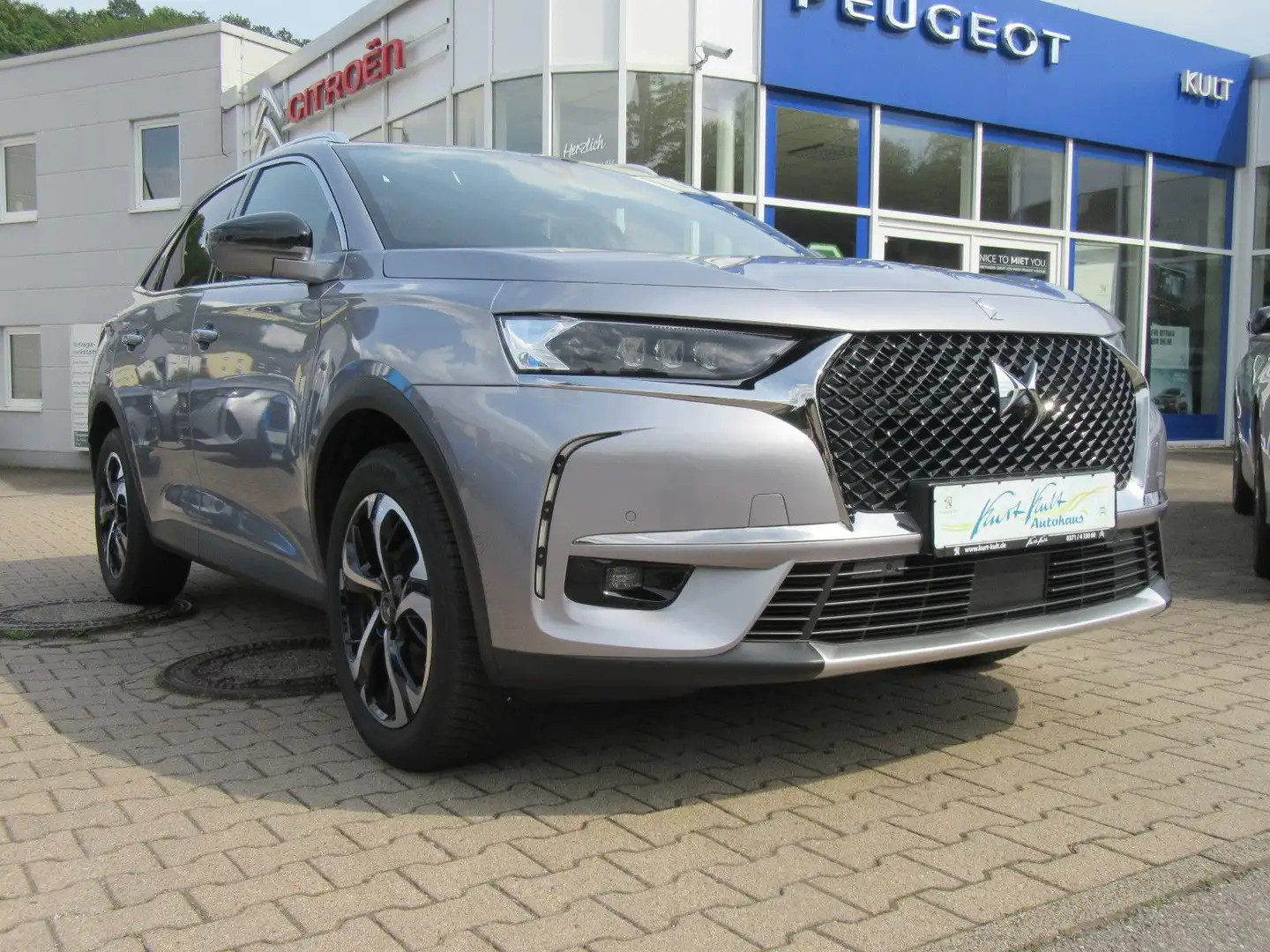 DS Automobiles DS 7 Crossback Rivoli PT 180 EAT8*Pano*Sitzheiz* Ezüst - 1