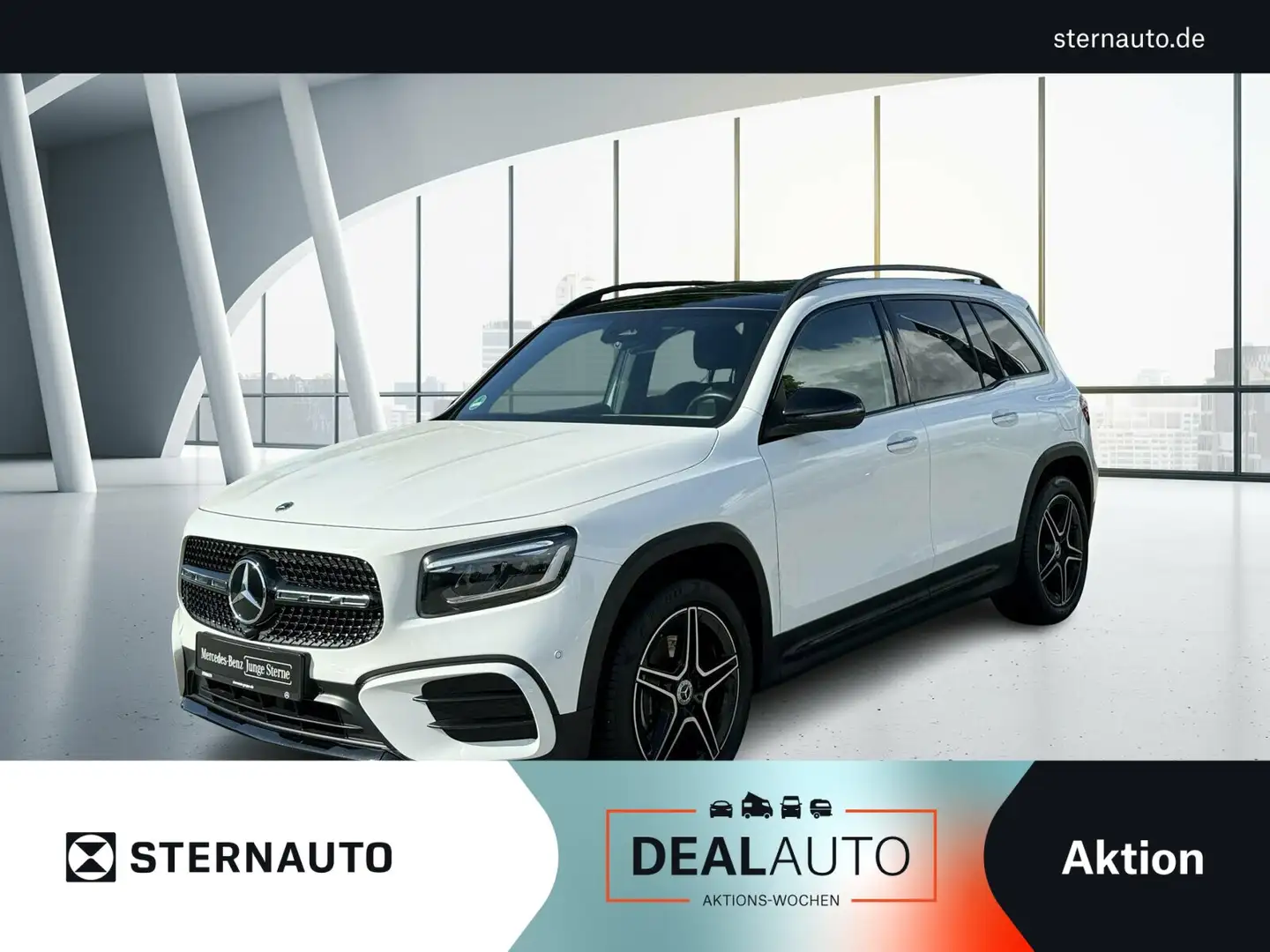 Mercedes-Benz GLB 200 GLB 200 AMG Line Navi Pano.-Dach Keyless-Go Klima AMG Line Navi Pano.-Dach Keyless-Go Klima Wit - 1