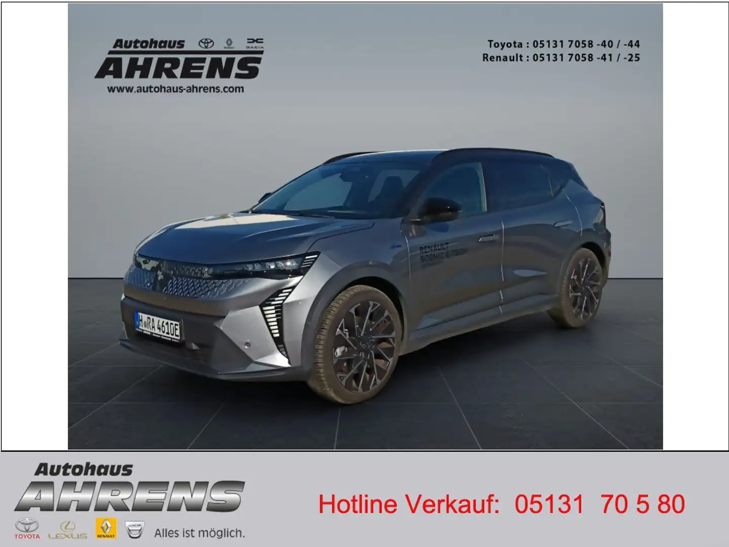 Renault Scenic E-Tech 220 Long Range Esprit Alpine Panorama Harma Grau - 1