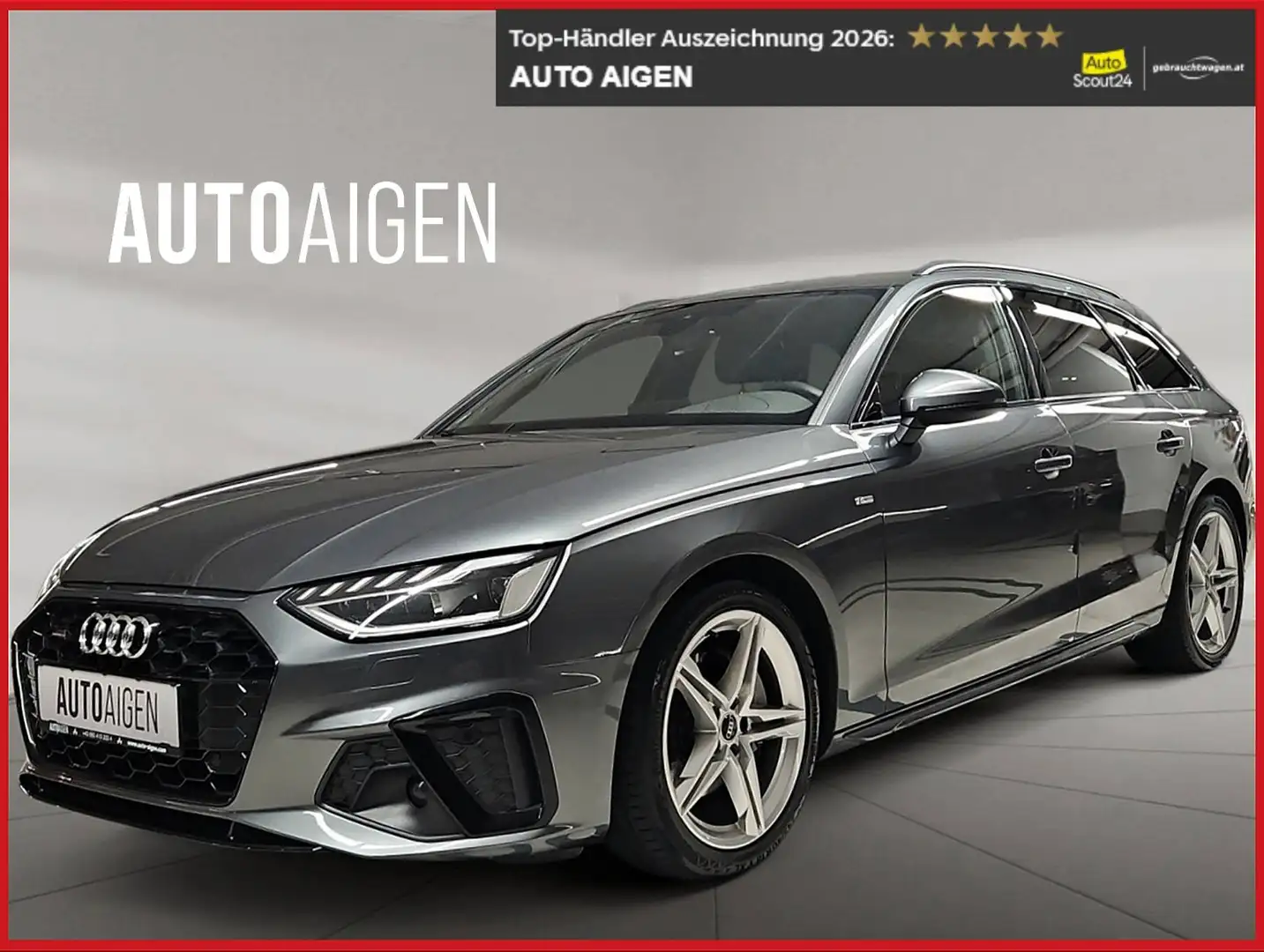 Audi A4 40 TDI quattro * S-LINE * VIRTUAL COCKPIT * AHK * KAMERA * LED * 1. BESITZ * Grau - 1