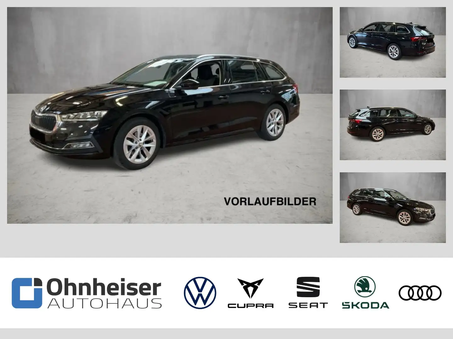 Skoda Octavia Combi 1.5 TSI Style DSG*AHK*NAVI*SHZ*KAMER Noir - 1