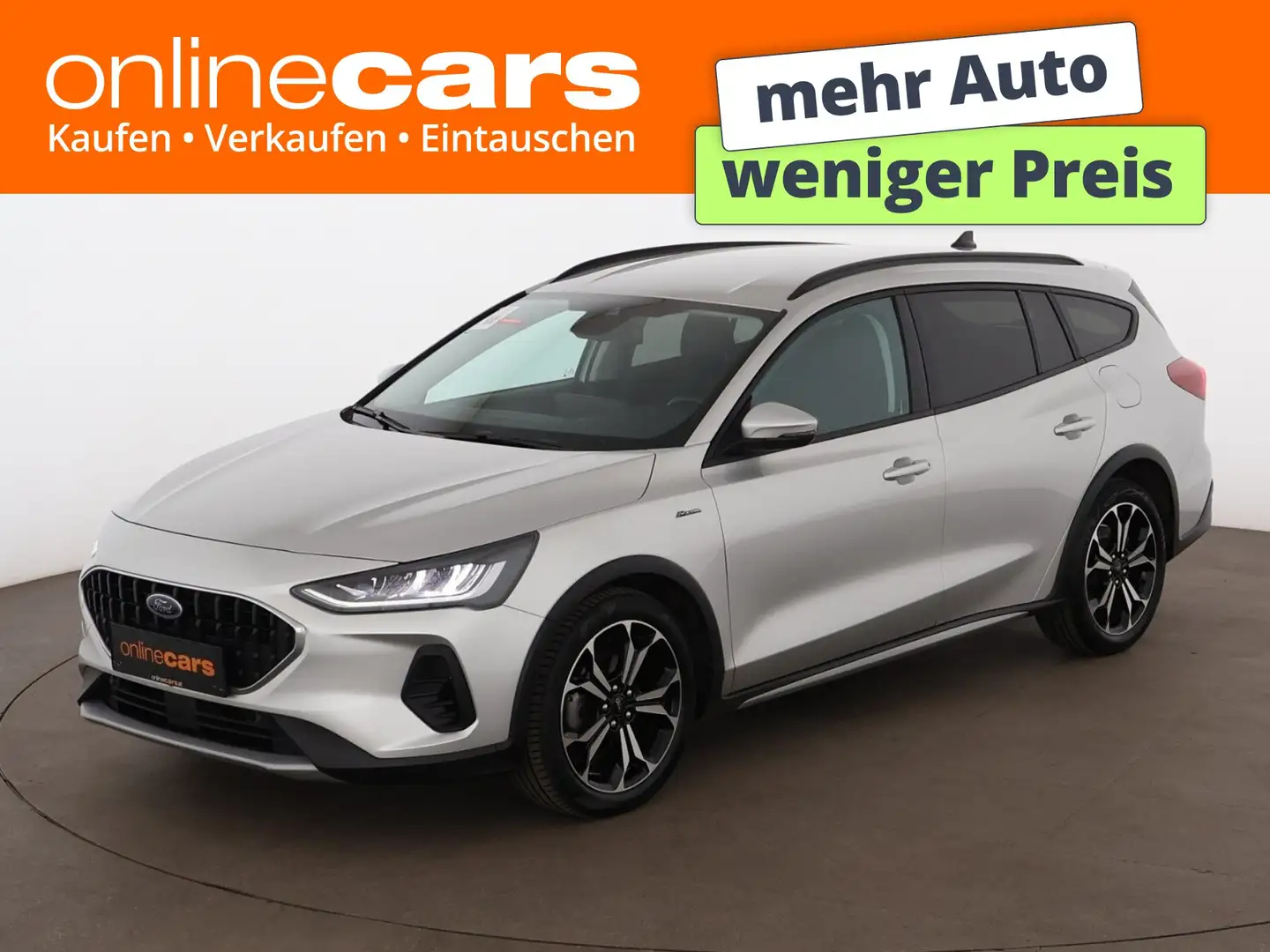 Ford Focus Turnier 1.0 EcoBoost Active Vignale LED NAV Silber - 1