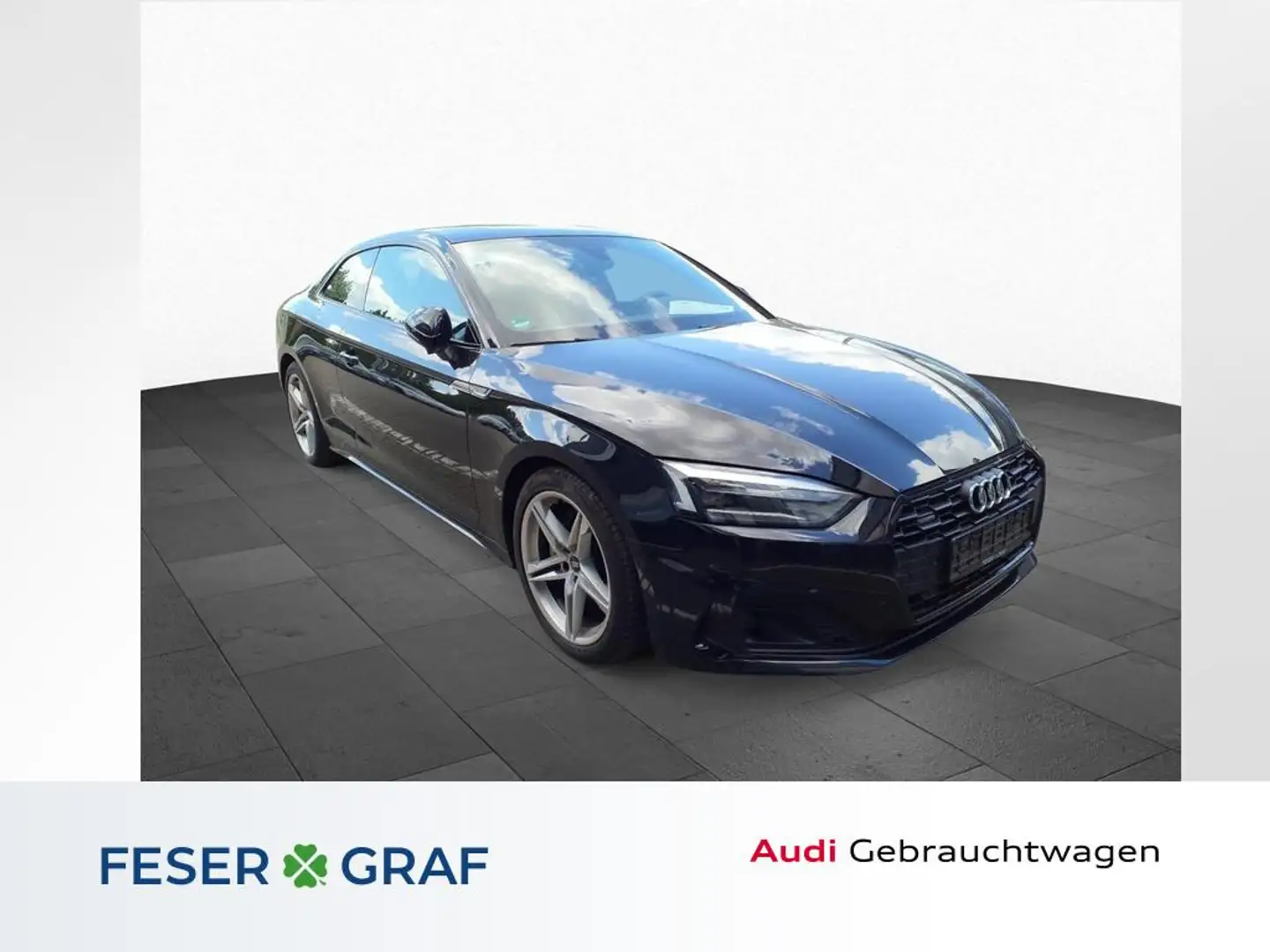 Audi A5 Coupé 40TDI S tronic /LED/Leder/Pano/ACC/Kamera Schwarz - 1