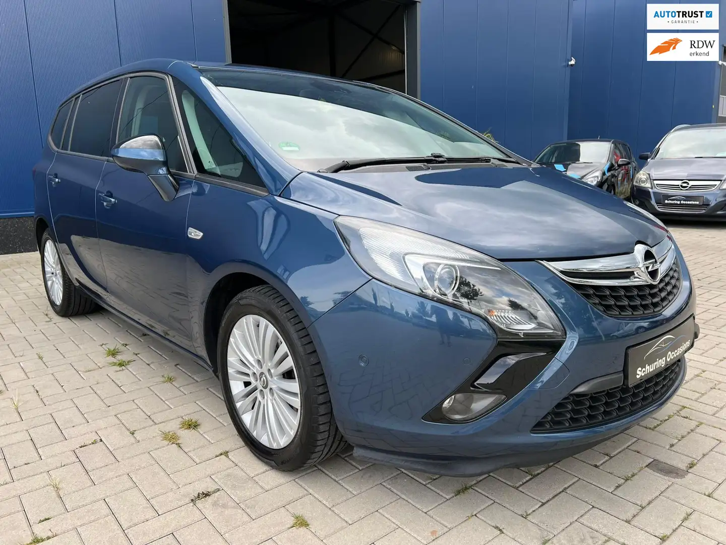 Opel Zafira Tourer 1.4 Edition 7P / CAMERA / CRUISE / NAVI / TREKHAAK Blauw - 1