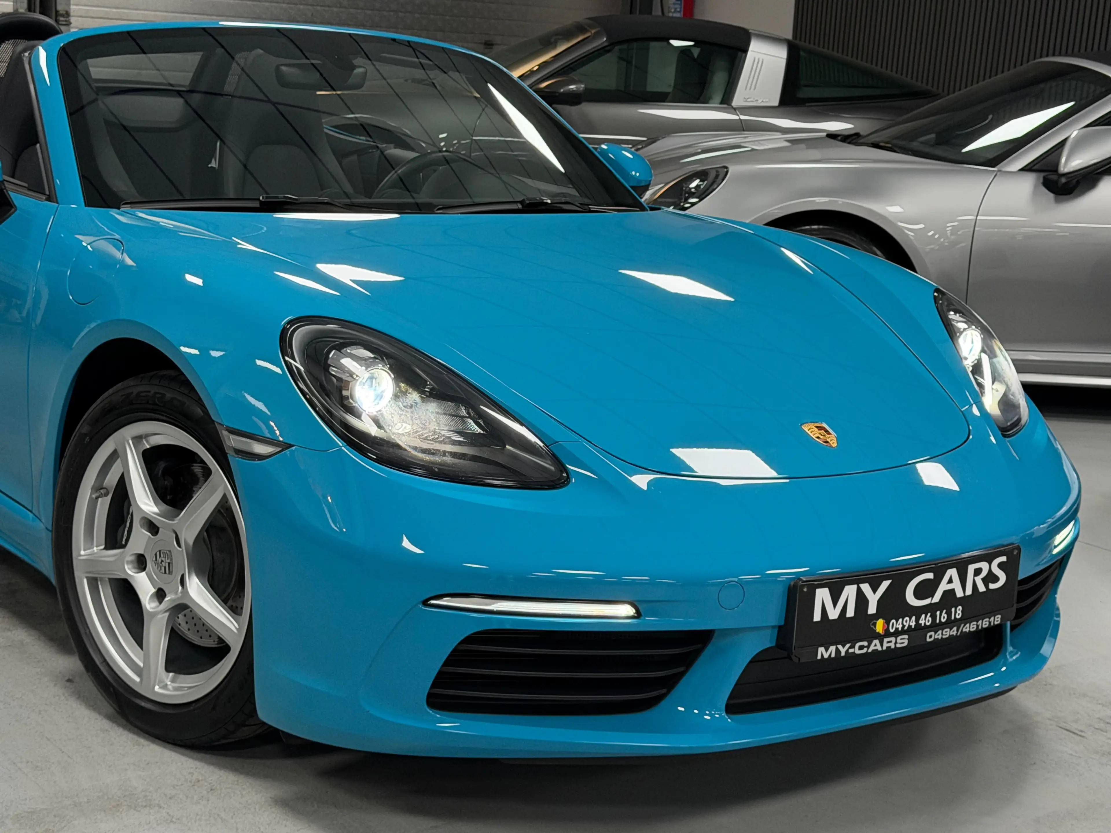 Porsche 718 Boxster 2.0 Turbo Pdk Exhaust Sport Bose Xenon Bleu Miami Cuir Clim Xenon Ja 18 — photo 13