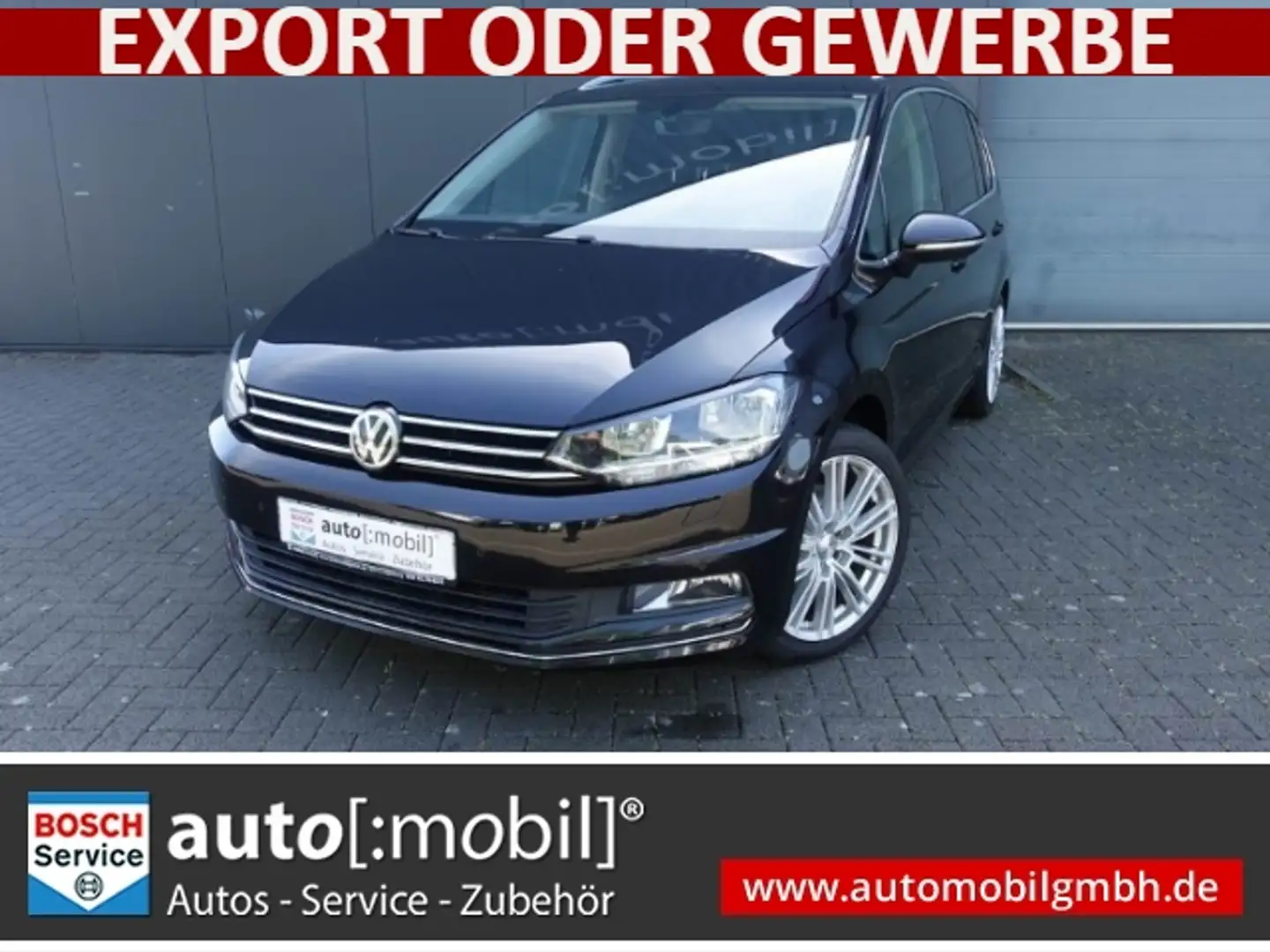 Volkswagen Touran 1.4 TSI+HIGHLINE+7-SITZE+EL.HECKKLAPPE Zwart - 1