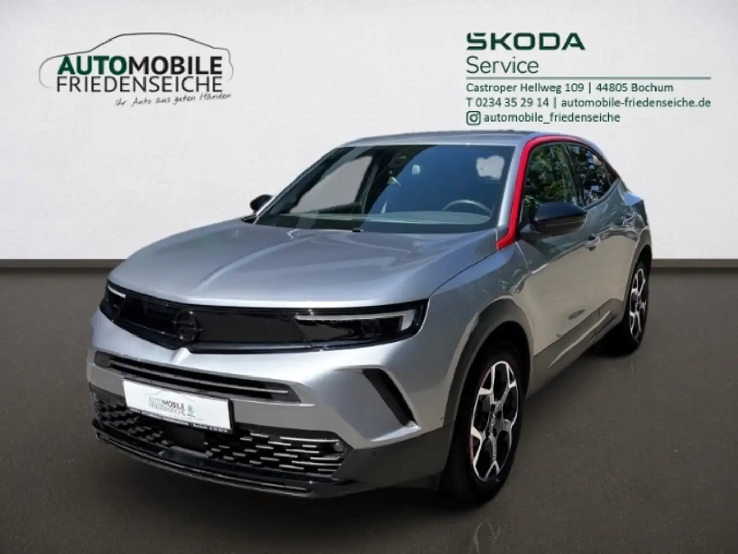 Opel Mokka-E 100 KW GS Line Navi PDC Kamera CCS Grau - 1