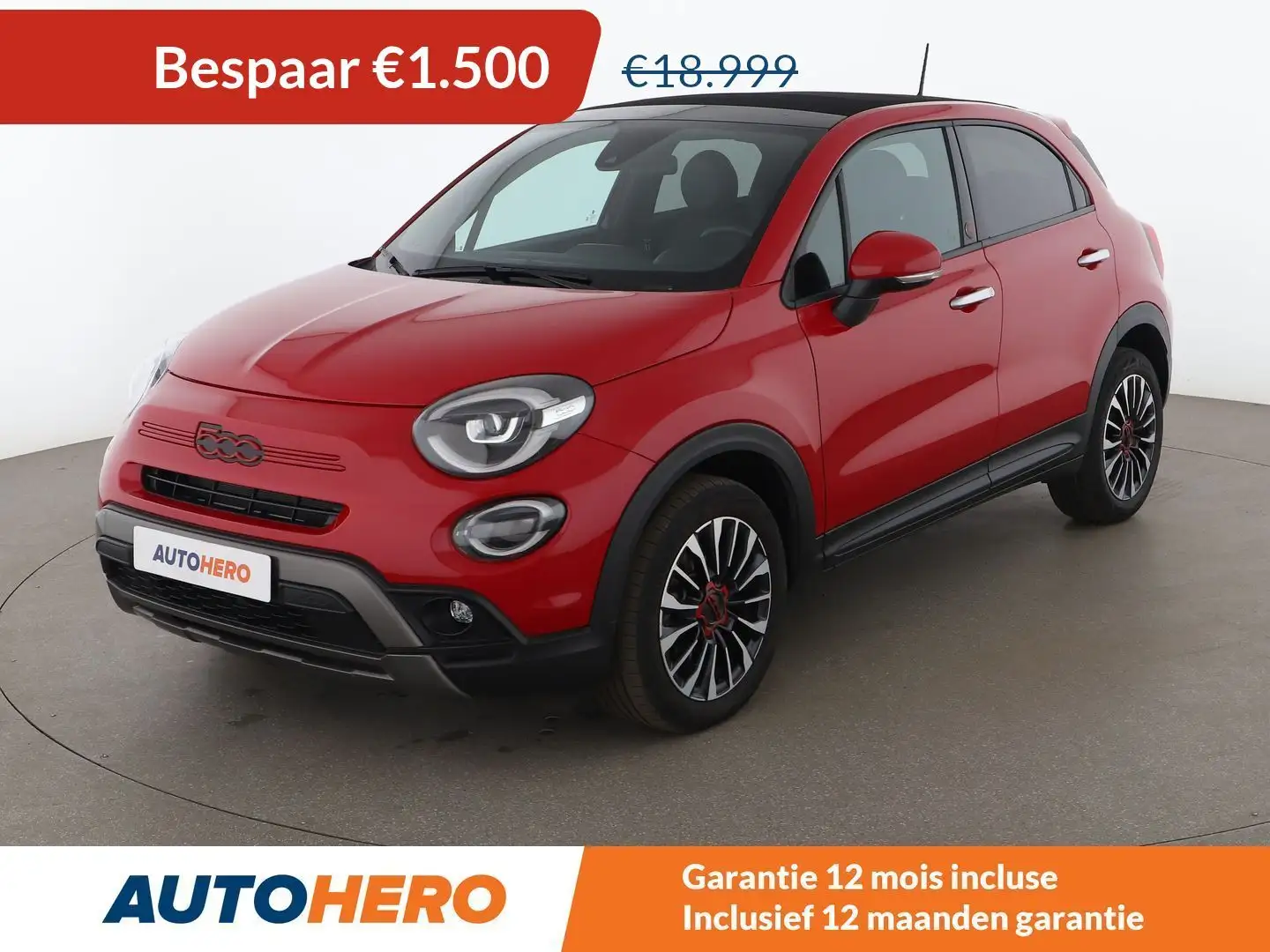 Fiat 500X 1.5 Mild-Hybrid Dolcevita Red Rouge - 1