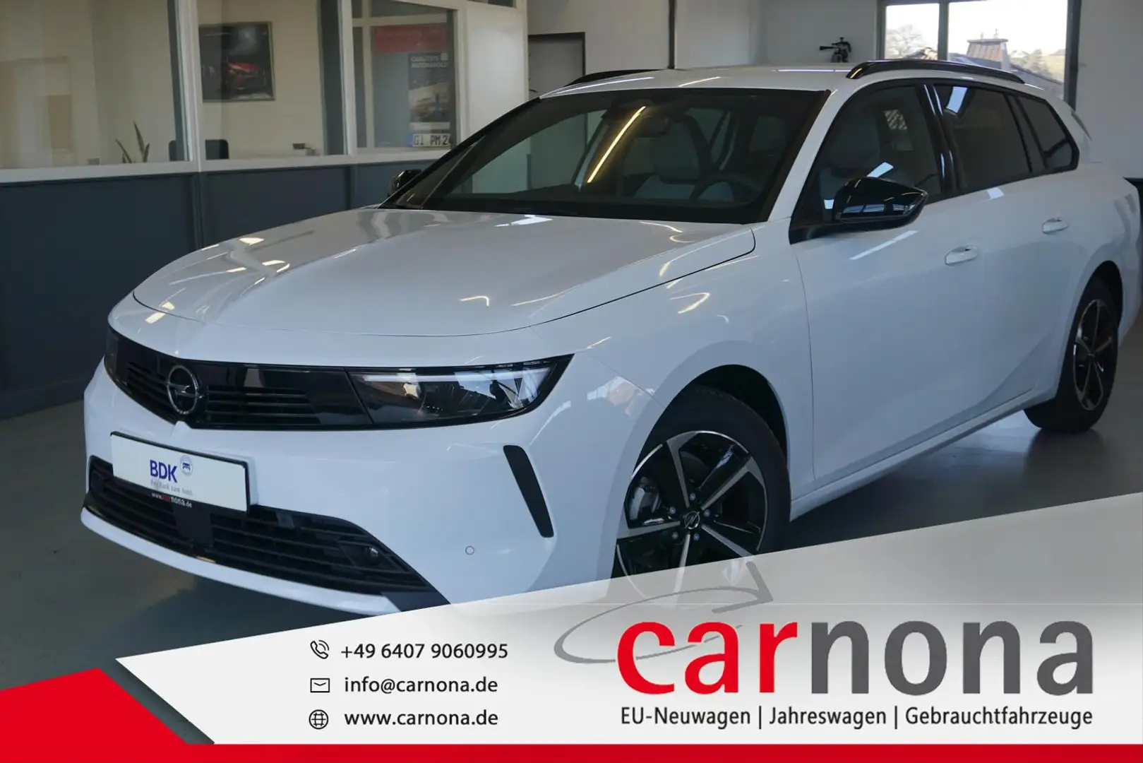 Opel Astra L Sports Tourer 1,2 Ed.*LED*AHK*SHZ.*LRH.*PDC* Weiß - 1