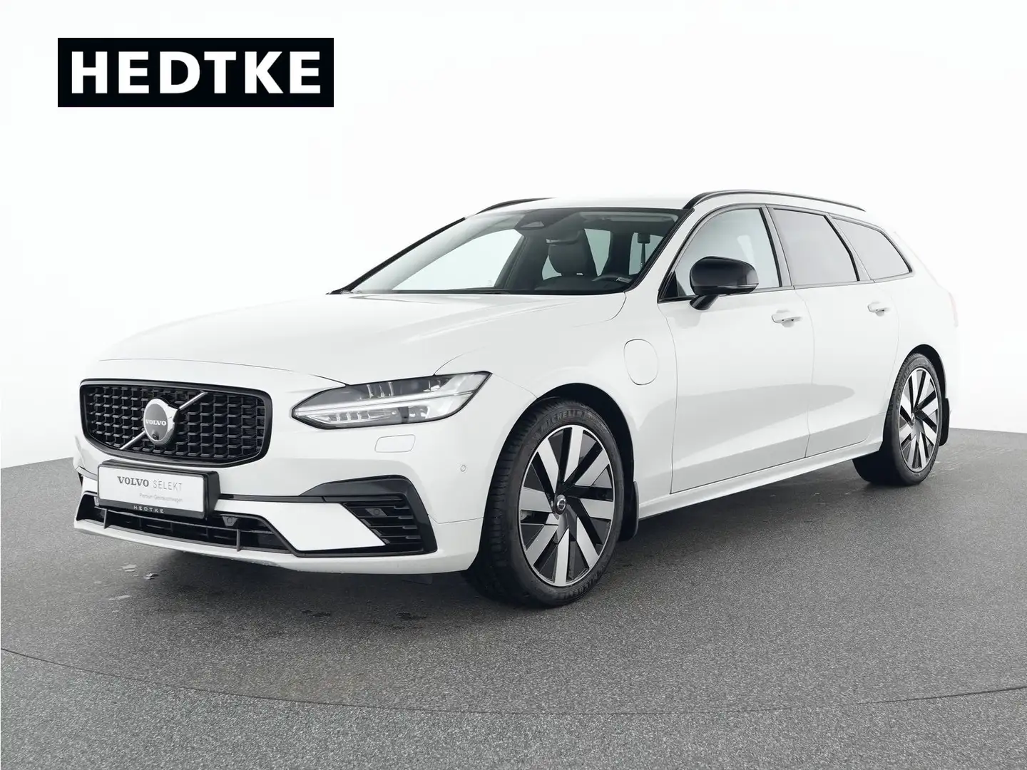 Volvo V90 T6 AWD Plug-in Hybrid Plus Dark 19"+H&K+360° Weiß - 1
