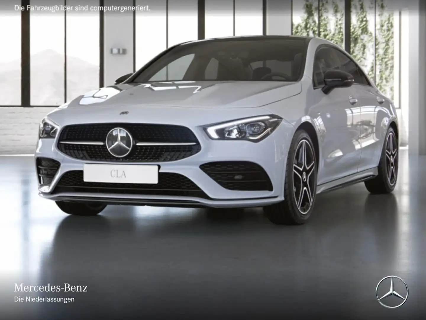 Mercedes-Benz CLA 180 EDITION 2020+AMG+NIGHT+PANO+LED+KAMERA+7G Weiß - 2
