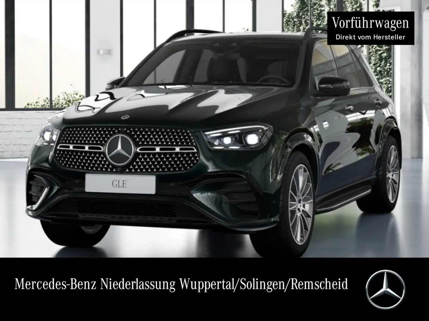 Mercedes-Benz GLE 350 de 4M AMG+NIGHT+PANO+360+AHK+MULTIBEAM+21" Grün - 1