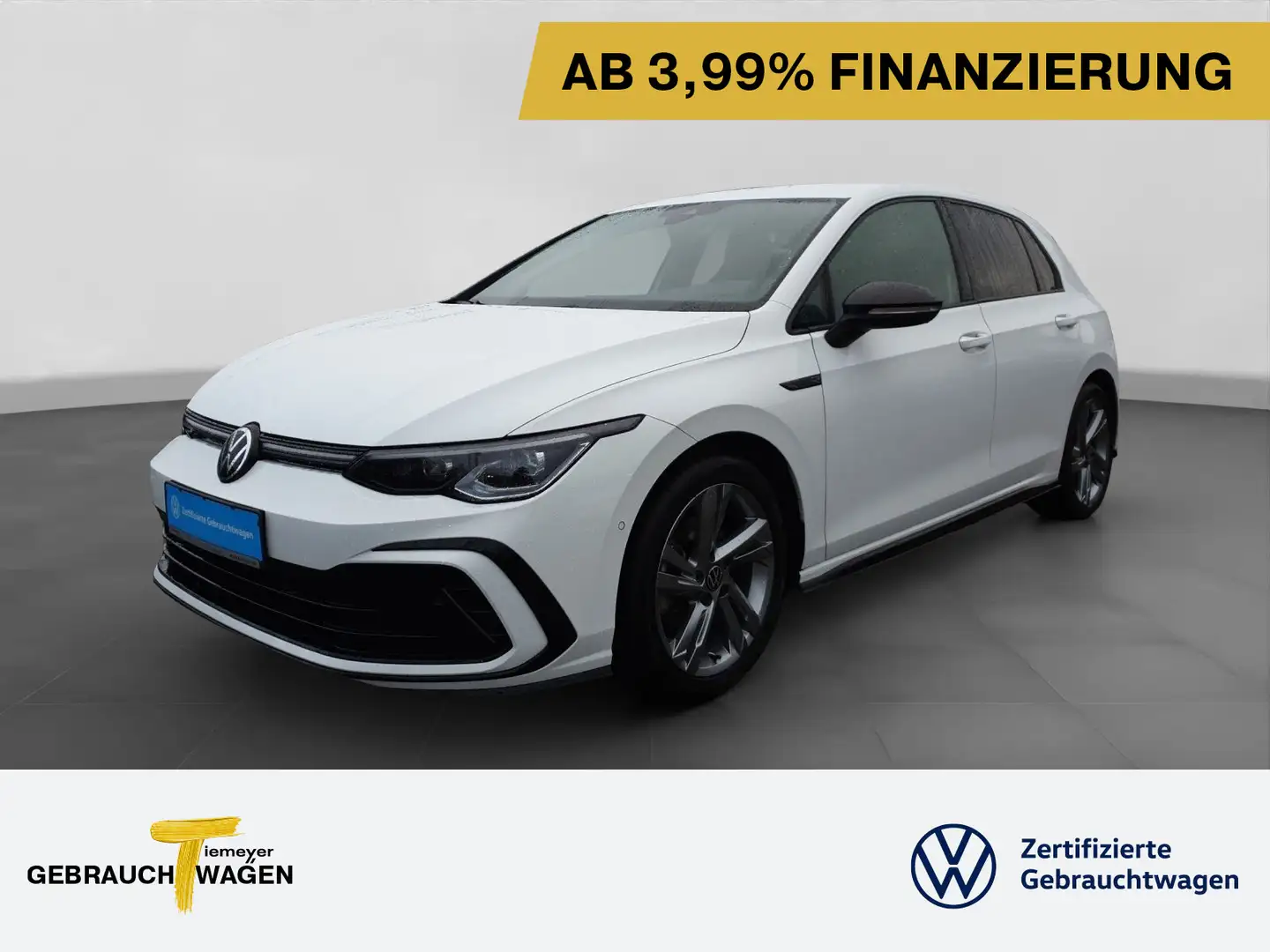 Volkswagen Golf 1.5 eTSI DSG R-LINE BLACK STYLE LED+ LM17 Weiß - 1