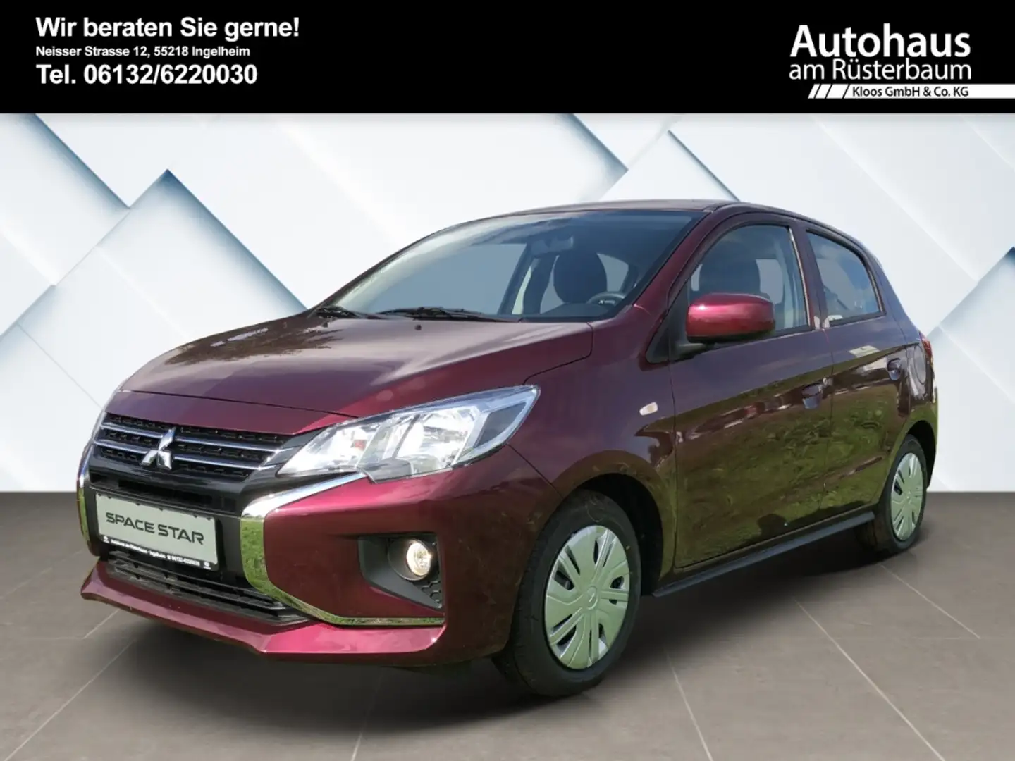Mitsubishi Space Star 1.2 PLUS DAB Berganfahrass. Regensensor GA Klima F Rojo - 1